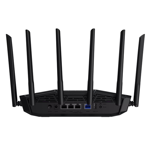 Фото ASUS TUF-BE6500//802.11 a/b/g/n/ac/ax/be, 2,4 + 5 gGz, black