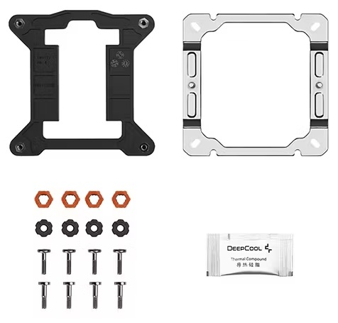 Фото DEEPCOOL AG400 G2 LGA1851/1700/AM5/AM4 (18шт/кор, TDP 220W, PWM, Fan 120mm, 4 тепл. трубки, черный) RET (R-AG400-BKNPMG2-G)