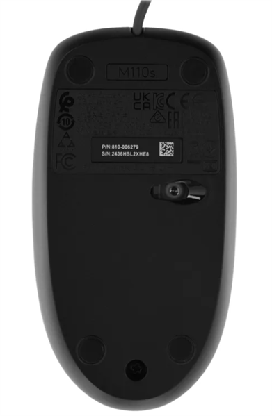 Фото Logitech Mouse M110, USB, 1000dpi, MID Grey, CN, [910-005502/910-005490]