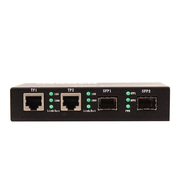 Фото OSNOVO SW-70202 Неуправляемый коммутатор Gigabit Ethernet на 4 порта. Порты: 2 x GE (10/100/1000Base-T), 2 x GE SFP (1000Base-FX). В комплекте БП DC5V(2A). Размеры (ШхВхГ): 145x27х85 мм. Рабочая темпе