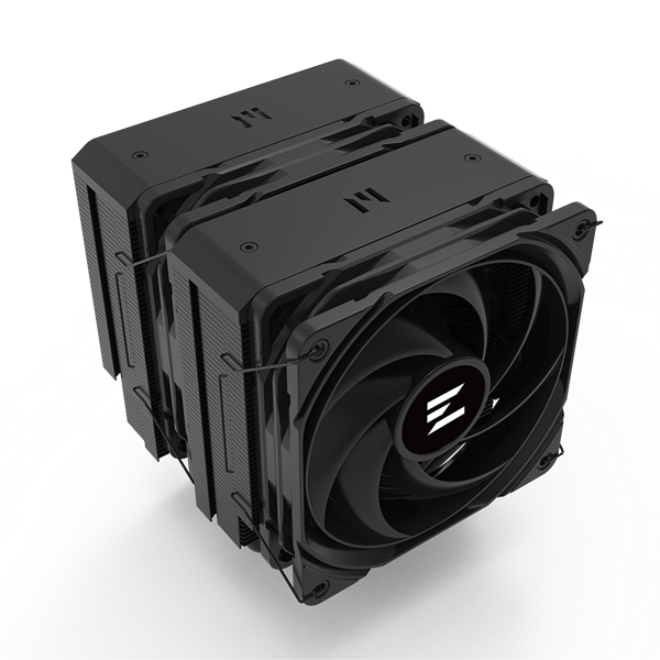 Фото ZALMAN CNPS14X DUO BLACK, 2x120mm FANS, 6 HEAT PIPES, 4-PIN PWM, 600-2000 RPM, 29,7 DBA MAX, HYDRO BEARING, FULL SOCKET SUPPORT