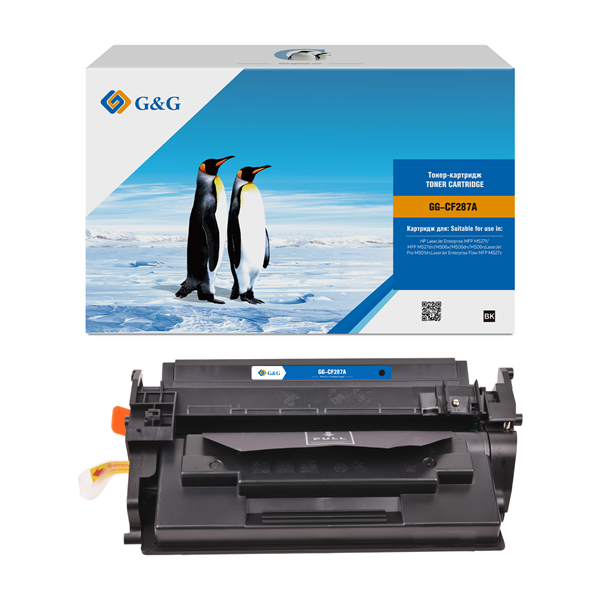 Картридж G&G GG-CF287A черный (9000стр.) для HP LJ M506dn/M506n/M506x