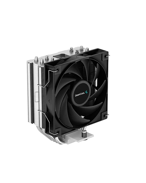 DEEPCOOL AG400 LGA1700/1200/115X/AM5/AM4 (18шт/кор, TDP 220W, PWM, Fan 120mm, 4 тепл. Трубки, черный) RET (R-AG400-BKNNMN-G-1)