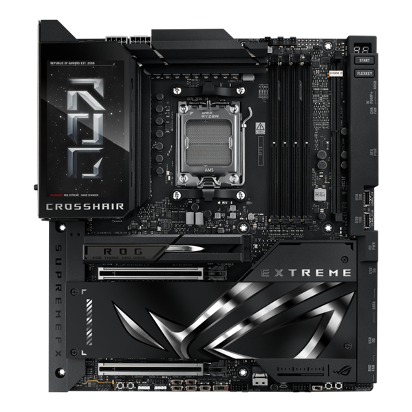 ASUS ROG CROSSHAIR X870E EXTREME, AM5, X870E, 4*DDR5, 4*SATA, 5*M.2, 10*USB 3.2, 2*Type-C, 2*USB4, 6*PCIx16, HDMI, E-ATX; 90MB1LB0-M0EAY0