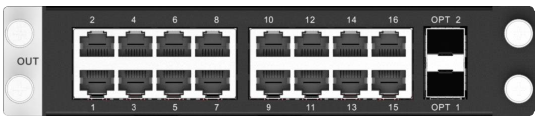 Novastar H_16xRJ45+2xFiber sending card