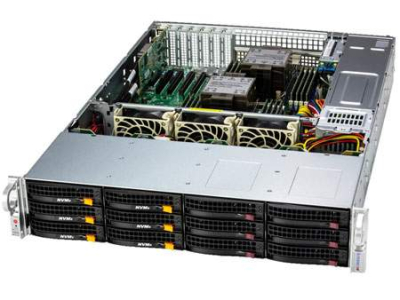 Supermicro SuperStorage 2U Server 621E-ACR12H 2x6448Y/ 4x64Gb/ 1x7450 PRO 480GB NVMe M.2