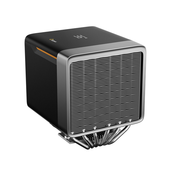 Фото Ocypus Delta A62 EX BK Digital, 2x120mm ARGB FAN, Top Display Panel, 6 HEAT PIPES, 4-PIN PWM, 600-1800 RPM, 31DBA, HYDRO BEARING, LGA115X/1200/1700/18XX, AM4/AM5