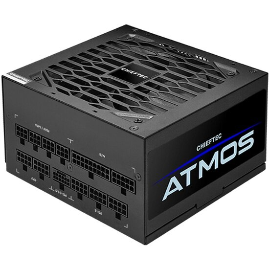 Фото Chieftec Atmos CPX-850FC (ATX 3.0, 850W, 80 PLUS GOLD, Active PFC, 135mm fan, Full Cable Management, Gen5 PCIe) Retail