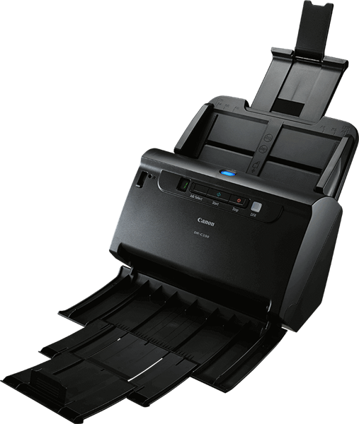 Фото Canon Document Scanner DR-C230 (Цветной, двухсторонний, 30 стр./мин / 60 изобр./мин, ADF 60, USB 2.0, A4)