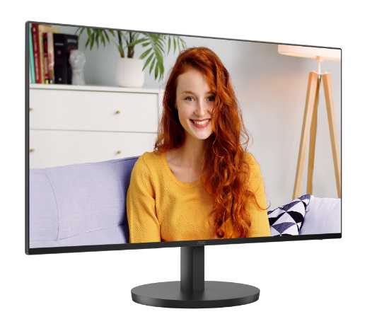 Фото 23,8" AOC 1920х1080 WLED 16:9 IPS 250cd, 1300:1, 20M:1, 4ms, 178/178, VGA, HDMI, 100Hz, Speakers, Tilt, Internal, VESA, Black, 3y