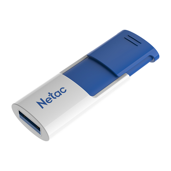 Netac U182 Blue 256GB USB3.2Flash Drive, retractable (replaced NT03U182N-256G-30BL)