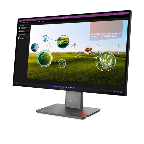 Фото Lenovo ThinkVision P27Q-40 27" 16:9 QHD (2560x1440) IPS, 120Hz, 350N, 1xHDMI 2.1 TMDS, 1xDP 1.4, 1xDP 1.4 Out, 3xUSB-A (USB 5Gbps), 1xUSB-C (USB 5Gbps, PD 15W), 1xUSB-B (USB 5Gbps), LTPS, 1Y