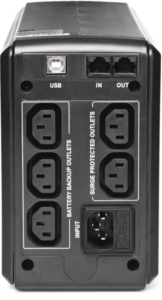 Фото Powercom Smart King Pro+ SPT-500, Line-Interactive, 500VA/400W, Tower, 5*IEC320-C13 (2 surge & 3 batt), black (1154030)