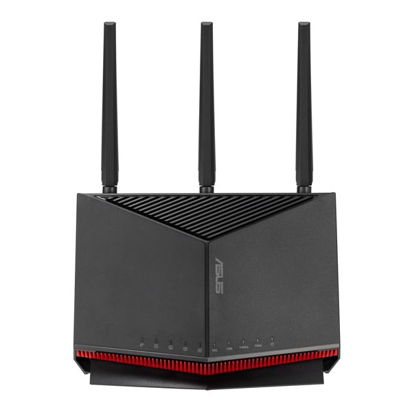 Фото ASUS RT-BE86U//802.11 a/b/g/n/ac/ax/be, 2,4 + 5 gGz, black