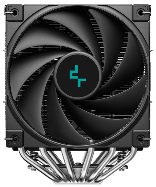 Фото DEEPCOOL AK620 DIGITAL SE LGA20XX/1700/1200/115X/AM5/AM4 (9шт/кор, TDP 260W, PWM, DUAL Fan 120mm, 6 тепл. трубок, ARGB, черный) RET (R-AK620-BKADMN-GJD)