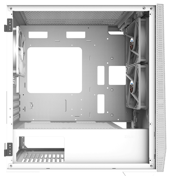 Фото ZALMAN Z1 ICEBERG, MATX, WHITE, WINDOW, 2xCOMBO (3.5" OR 2.5"), 3x2.5", 1xUSB2.0, 2xUSB3.0, FRONT 2x120mm, REAR 1x120mm