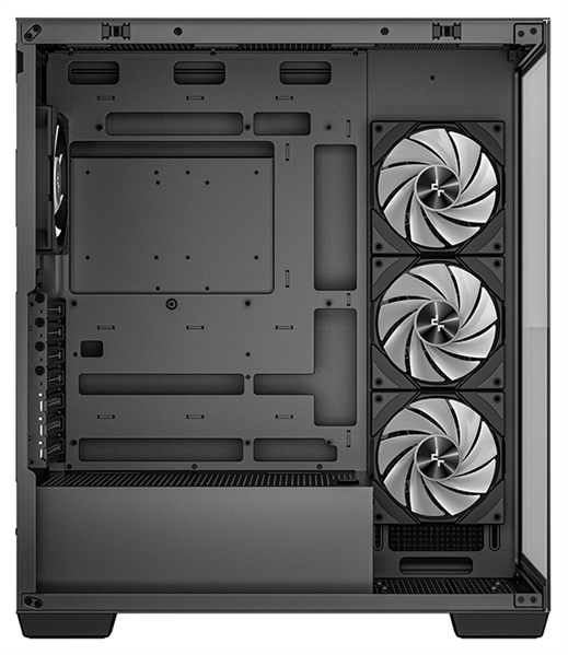 Фото Deepcool CG580 4F без БП, боковое окно (панорама), 4x120mm ARGB PWM вентилятора, черный, ATX (R-CG580-BKADA4-G-1)