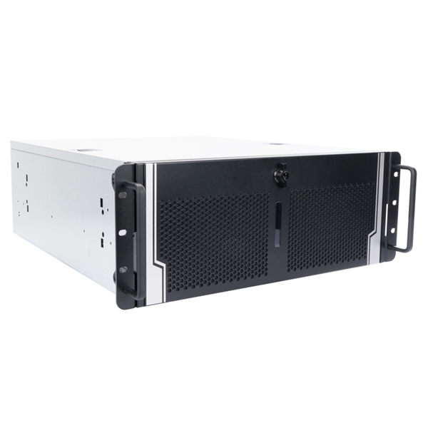 Фото InWin IW-R400-01N ________________ /USB3.0*2/Rear fan 8025mm 4200RPM*2/Front fan 8025mm 4200RPM*2/Front door/Air filter for front door/SK35-02