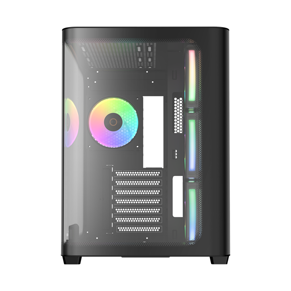 Ocypus Iota C70 BK Curve ARGB Digital, ATX, Type-C*1, USB3.0*2, REAR 1x120mm ARGB, MB SIDE 3x120mm ARGB