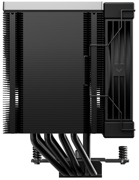 Фото DEEPCOOL AK500 G2 LGA1851/1700/1200/115X/AM5/AM4 (9шт/кор, TDP 240W, PWM, Fan 120mm, 5 тепл. трубок, Copper Base, Wood-grain top cover, черный) RET (R-AK500G2-BKNNMN-GJD)