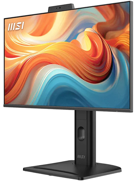 Фото MSI PRO MP245PDG E14 23.8" 16:9 FHD(1920x1080) IPS Flat,1ms(MPRT),1300:1,100M:1,300nits,Webcam,HDMI,DP,Type-C,Type-B, 2xType A,LAN,Speaker,Tilt,Swivel,Height,Pivot,VESA,144Hz,Black,1y war-ty