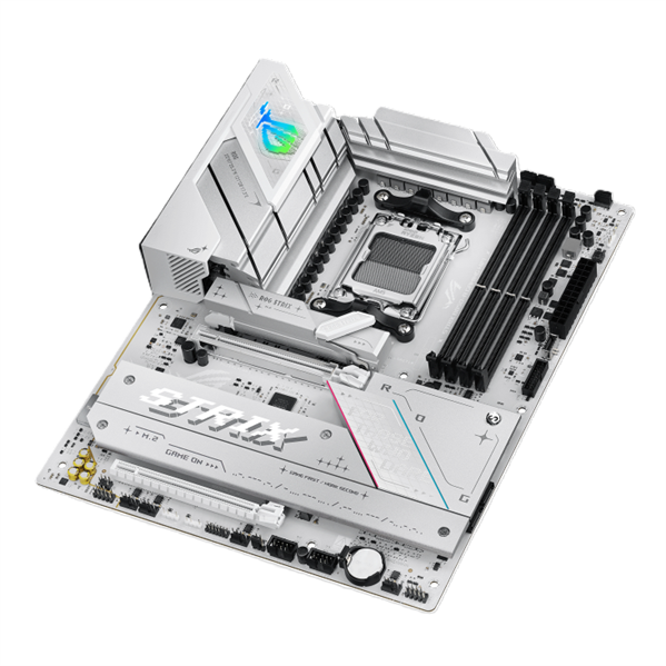 Фото ASUS ROG STRIX B850-A GAMING WIFI, AM5, B850, 4*DDR5, 2*SATA, 4*M.2, 6*USB 3.2, 2*USB 2.0, Type-C, 2*PCIx16, 1*PCIx1, DP+HDMI, ATX; 90MB1J50-M0EAY0