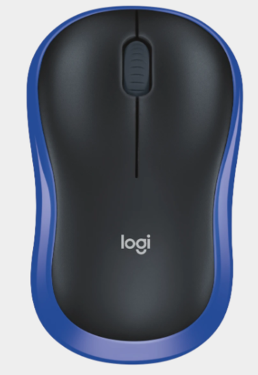 Logitech Wireless Mouse M185, Blue, CN, [910-002239/910-002632]