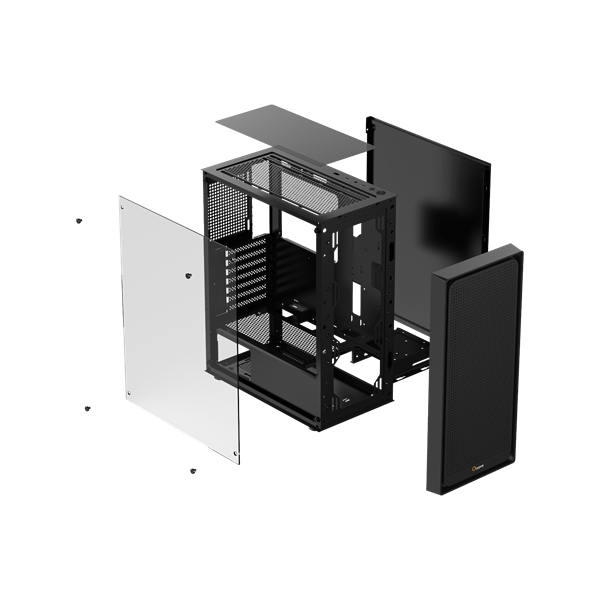 Фото Ocypus Gamma C50 BK, MATX, USB3.0*1+USB2.0*2