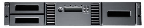 Ленточная библиотека HPE MSL2024 0-Drive Tape Library|up to 2 HH drives|incl. rack-mount | 3y Warranty