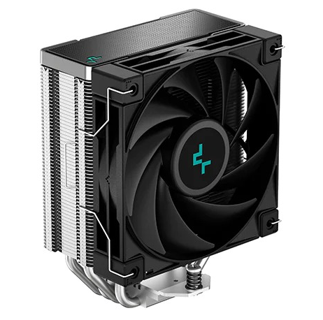 DEEPCOOL AK400 LGA1700/1200/115X/AM5/AM4 (18шт/кор, TDP 220W, PWM, Fan 120mm, 4 тепл. Трубки, черный) RET (R-AK400-BKNNMN-G-1)