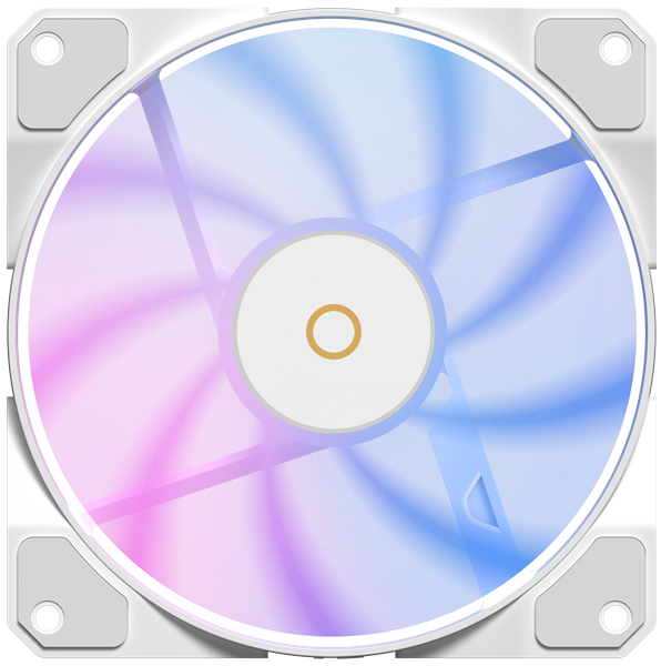 Фото Ocypus Beta F12 WH ARGB, 120x120x25mm, 4-PIN PWM, 800-1600 RPM, 29 DBA MAX, HYDRO BEARING