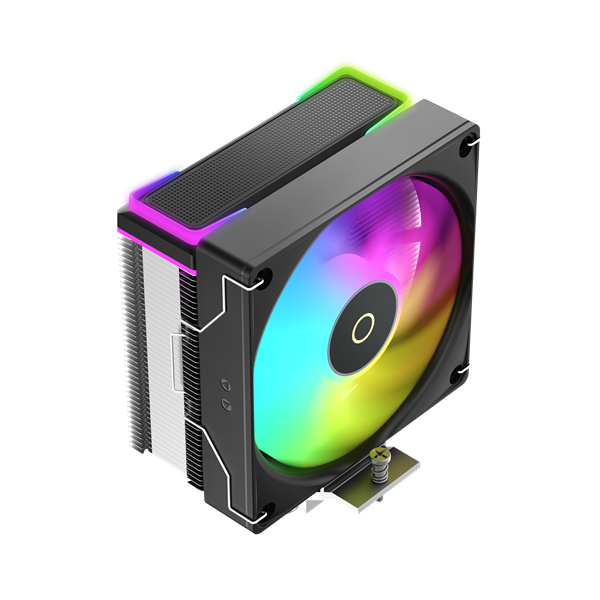 Фото Ocypus Delta A40 SE BK ARGB, 120mm ARGB FAN, Top ARGB Panel, 4 HEAT PIPES, 4-PIN PWM, 800-1800 RPM, 31DBA, HYDRO BEARING, LGA115X/1200/1700/18XX, AM4/AM5