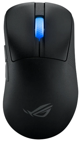 ASUS ROG KERIS II WIRELESS ACE, 54g, 2.4GHz RF, Bluetooth, 42K DPI Sensor, 5 Programmable Buttons, Black