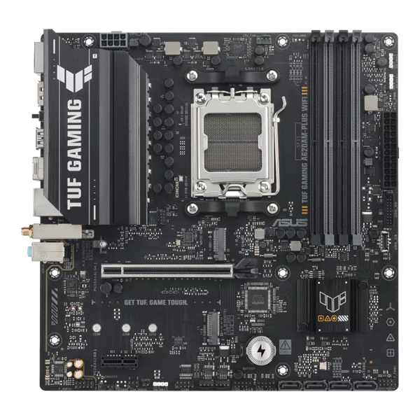 ASUS TUF GAMING A620AM-PLUS WIFI, AM5, A620A, 4*DDR5, 4*SATA, 2*M.2, 2*USB 3.2, 4*USB 2.0, 1*PCIx16, 1*PCIx1, 2*DP+HDMI, mATX; 90MB1MZ0-M0EAY0