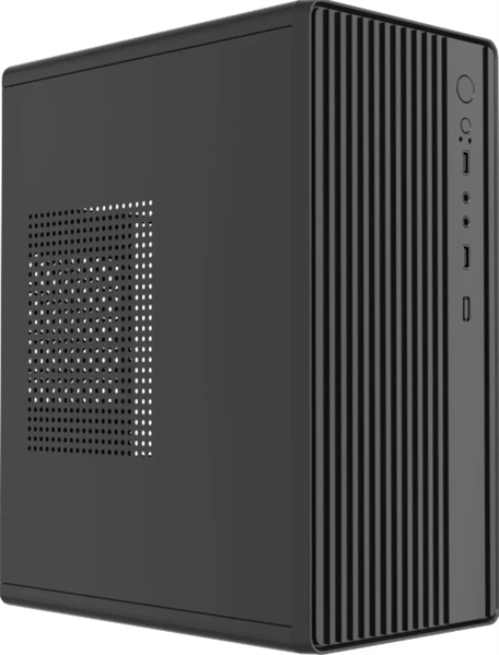 Accord ACC-M258-01B black w/o PSU mATX 1x80mm 2xUSB2.0 audio