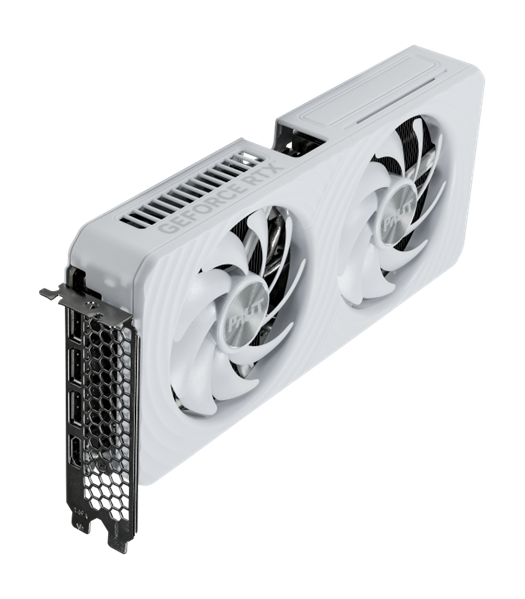 Фото PALIT NE7506TU19P1-GB2062M RTX5060Ti WHITE OC 8GB GDDR7 128bit 3-DP HDMI