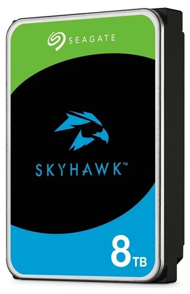 Фото Seagate SkyHawk HDD 3.5" SATA 8Tb, 5400 rpm, 256Mb buffer, 512e/4Kn, CMR, ST8000VX010, 1 year