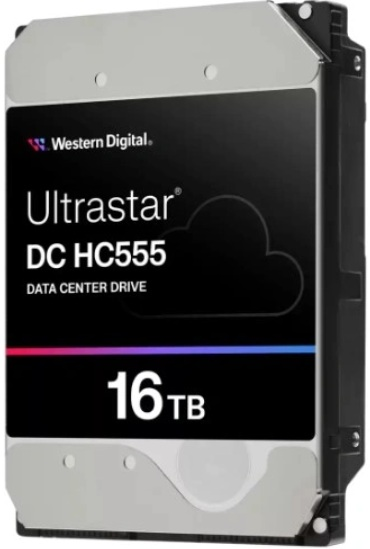 Western Digital Ultrastar DC HС555 HDD 3.5" SATA 16TB, 7200 rpm, 512MB buffer, 512e, 1 year
