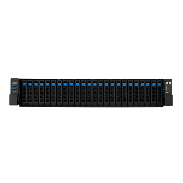 Asus RS720A-E13-RS24G, 2xSocket SP5, 24xDDR5, 24x2.5 (8x NVMe + 16x NVMe/SATA/SAS*) HS, 2xM.2-PCI-E, ASMB12-iKVM, PSU 2x 3200W