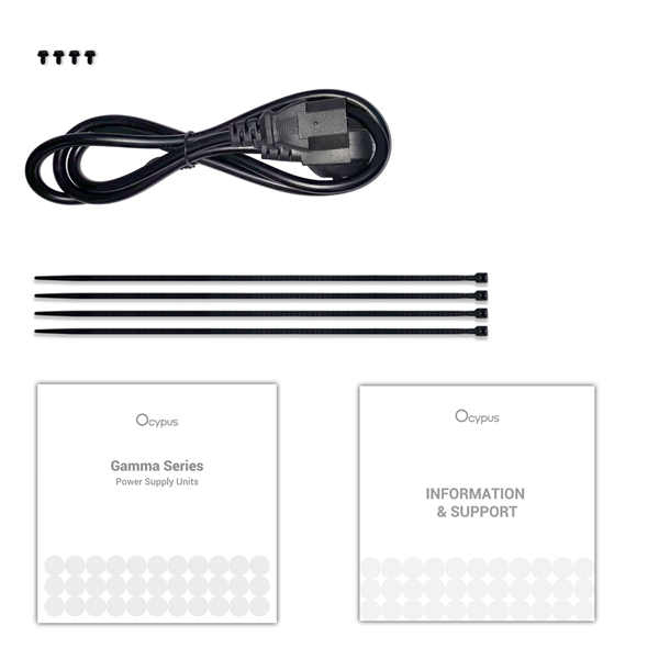Фото Ocypus Gamma P750, 750W, APFC, 80+, 120mm Fan (P750-W)