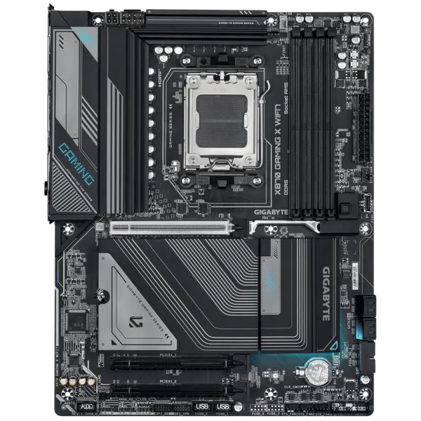 GIGABYTE X870 GAMING X WIFI7, AM5, X870, 4*DDR5, 4*SATA, 3*M.2, 4*USB 3.2, 4*USB 2.0, 2*Type-C, 3*PCIx16, HDMI, ATX
