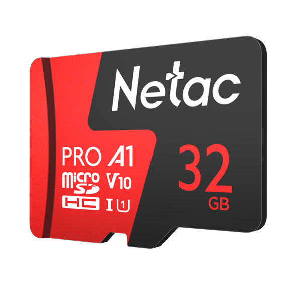 Фото Netac P500 Extreme PRO 32GB MicroSDHC V10/A1/C10 up to 100MB/s, retail pack card only