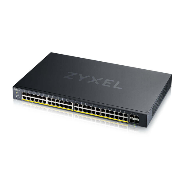 Фото Smart L3 Lite PoE+ Zyxel NebulaFlex XGS1935-52HP, rack 19", 48xGE PoE+, 4xSFP+, бюджет PoE 375 Вт