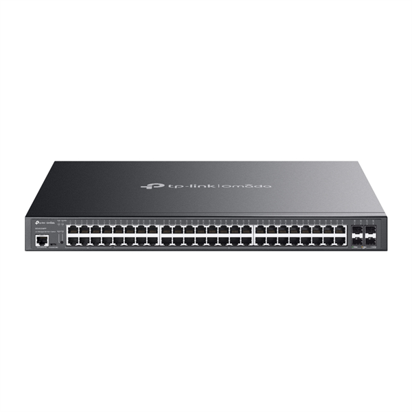 TP-Link SG3452XMPP, Omada 48-Port Gigabit and 4-Port 10GE SFP+ L2+ Managed Switch with 40-Port PoE+ 8-Port PoE++
