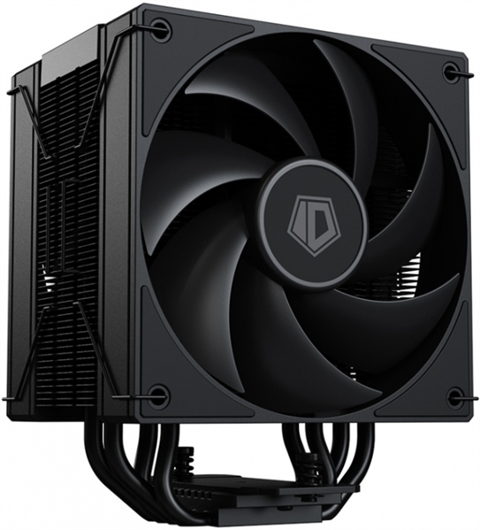 Фото ID-COOLING FROZN A410 DK LGA1851/1700/1200/115X/AM5/AM4 (10шт/кор, TDP 230W, PWM, 4 тепл.трубки прямого контакта, DUAL FAN 120mm, черный) RET