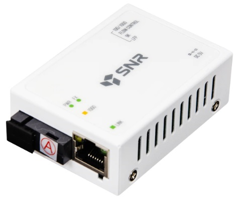 SNR Медиаконвертер 10/100/1000-Base-T / 100/1000Base-FX, Tx/Rx: 1310/1550нм
