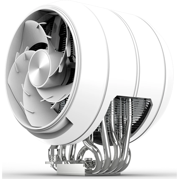 Фото ZALMAN ZET5 WHITE, 5 HEAT PIPES, 4-PIN PWM, 600-2000 RPM, 30.4 DBA MAX, HYDRO BEARING, FULL SOCKET SUPPORT