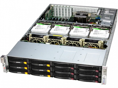 Supermicro SuperStorage 2U Server 621E-ACR16H 2x6442Y/ 4x64Gb/ 1x7450 PRO 480GB NVMe M.2