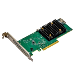 Broadcom RAID Controller 9540-8i, PCIe 4.0 x8 LP, Tri-Mode SAS/SATA/NVMe, RAID 0,00,1,10, 8port (1*int SFF8654), SAS3808, RTL