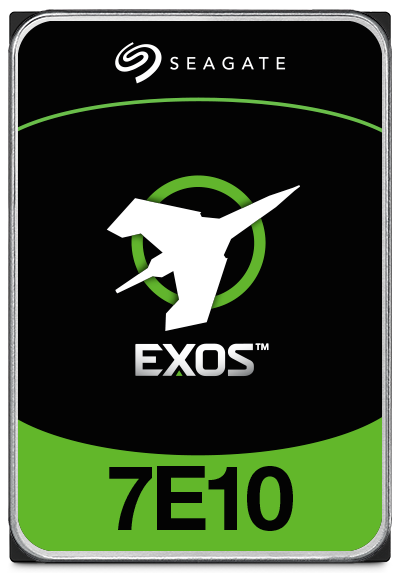 Seagate Exos 7E10 HDD 3.5" SATA 10Tb, 7200 rpm, 256Mb buffer, 512e/4Kn, ST10000NM017B, 1 year (analog ST10000NM001G)